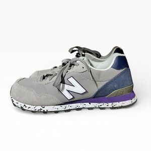 🌻NWOT New Balance 515 Gray Purple Sneakers Classic Retro Casual Shoes Mens 10.5